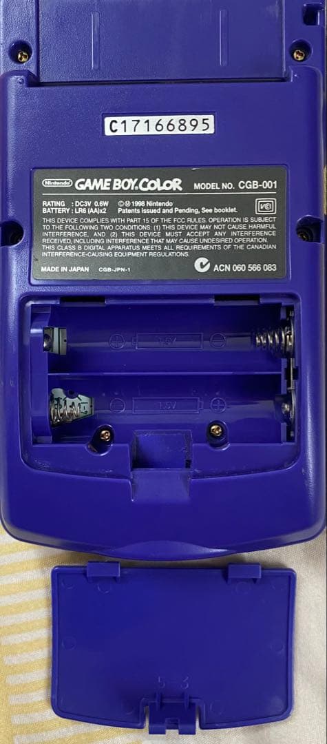 Game Boy Color CGB-001 Purple ✨ Includes Dragon Quest