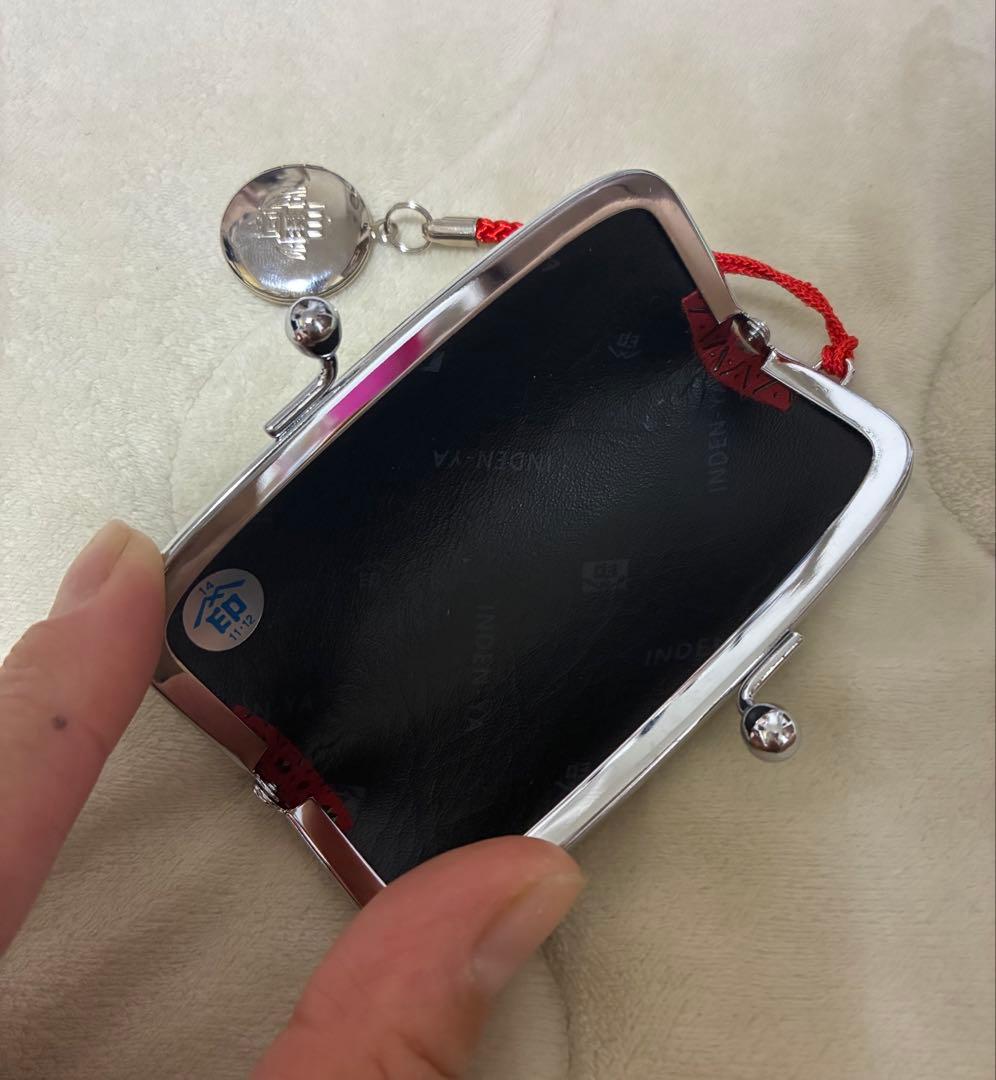 New Indenya Inden Seal Case, Vermilion Red x Floral Pattern