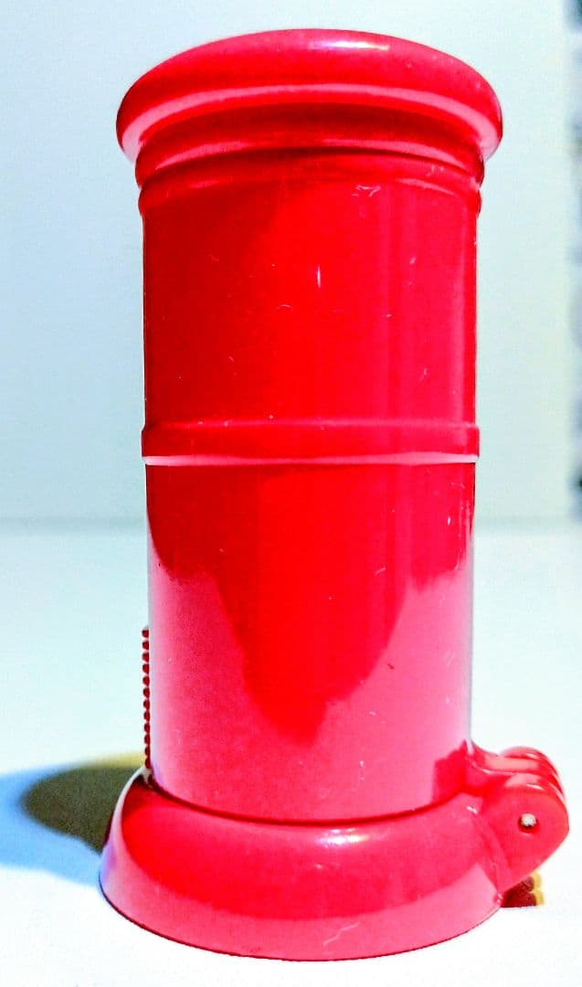 Japan Post Mailbox Stamp Case, Seal Case, Round Mailbox, Not for Sale