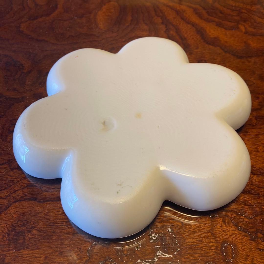 Flower-shaped ceramic painting palette, approx. 15cm