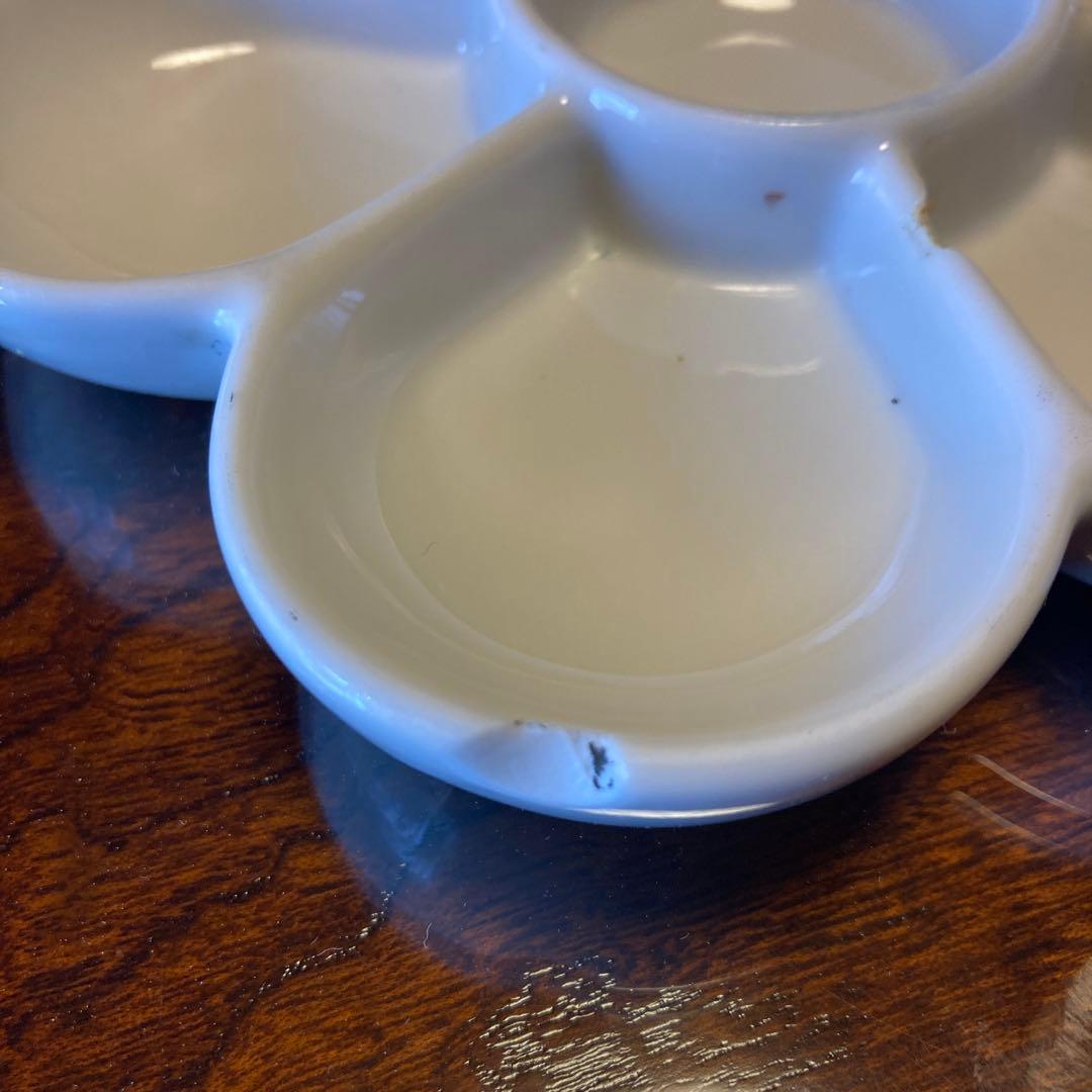 Flower-shaped ceramic painting palette, approx. 15cm