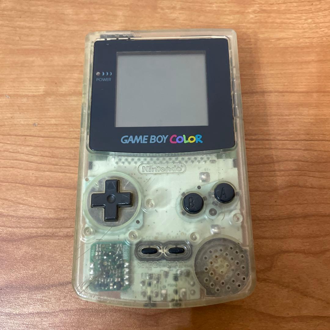 GAME BOY COLOR Clear CGB-001 Powers On