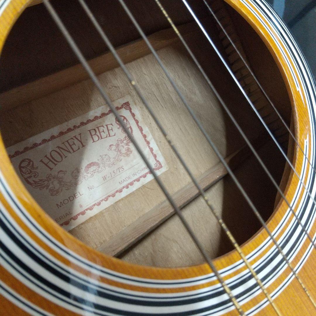 M HONEY BEE Acoustic Guitar W-15/TS