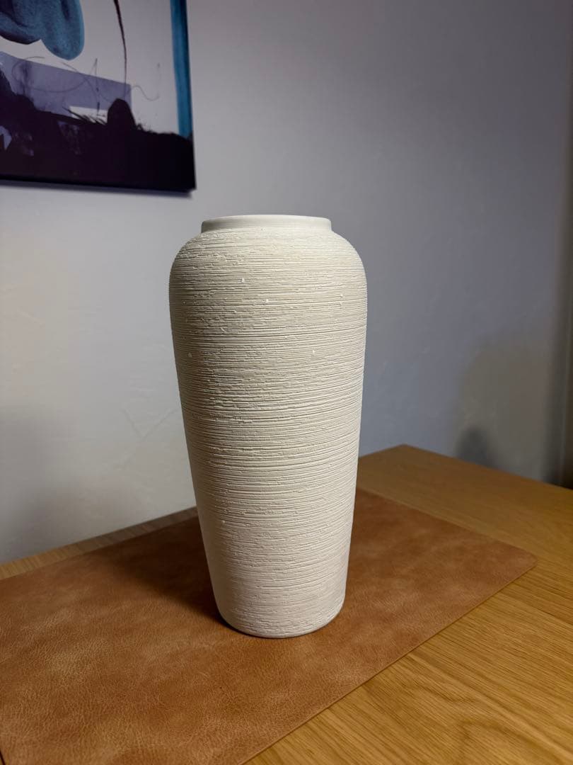 White Ceramic Flower Vase