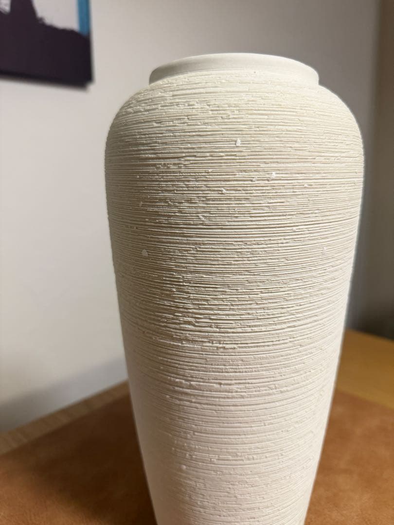 White Ceramic Flower Vase