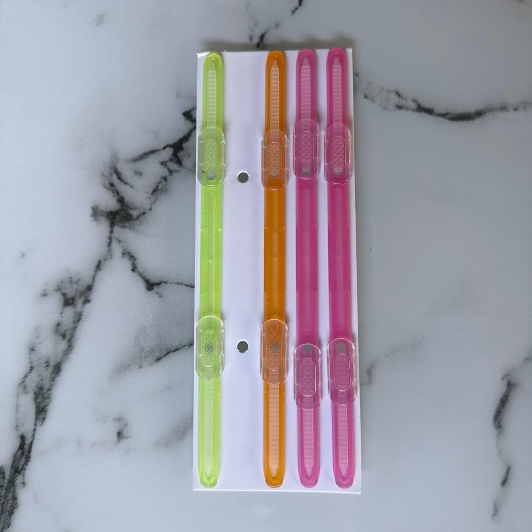 Document Fasteners, Paper Fasteners, Set of 4, Office Supplies, Colorful