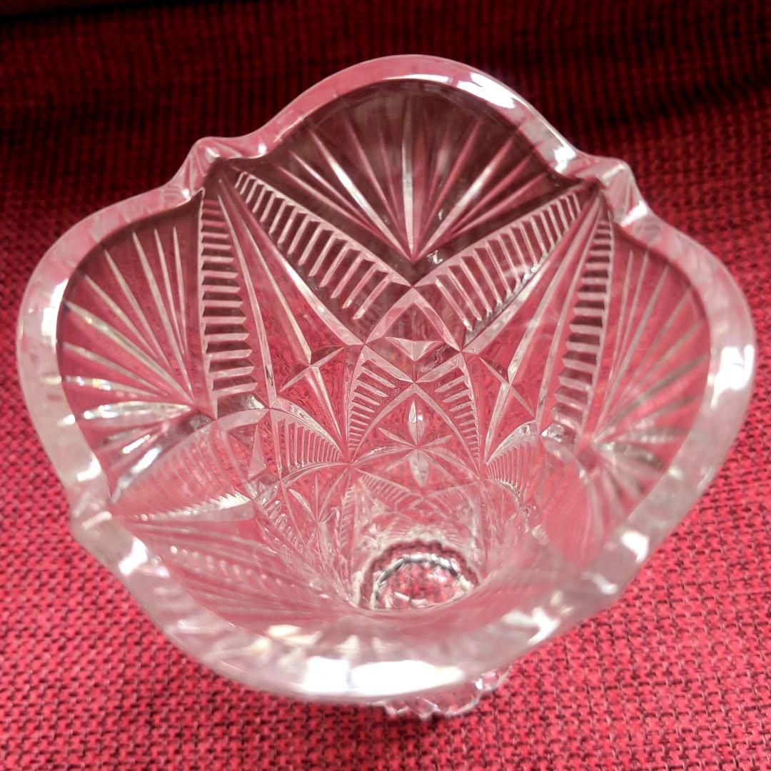 Noritake Crystal Vase with Cut Design