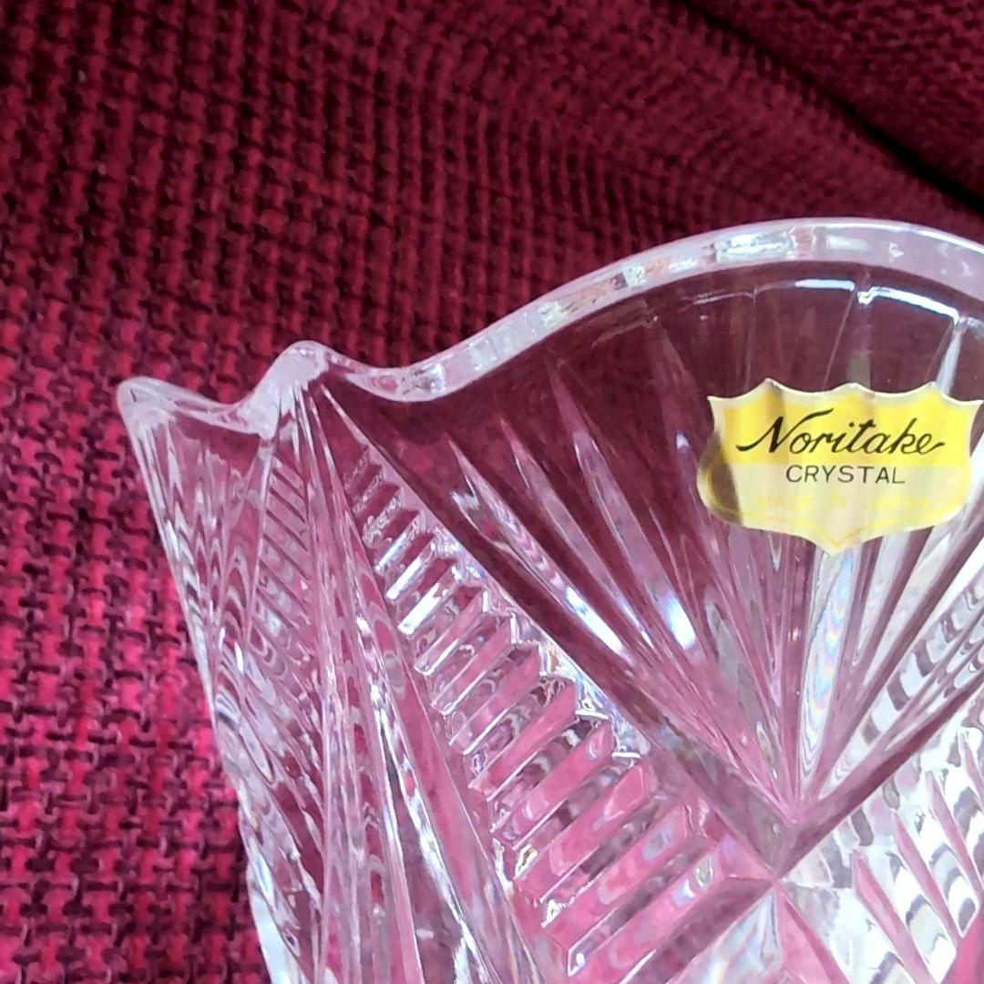 Noritake Crystal Vase with Cut Design