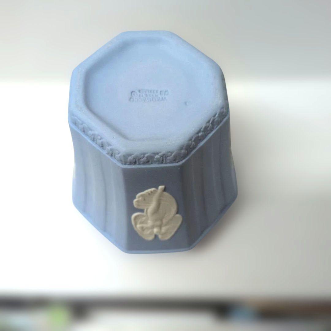 Wedgwood Vase Jasperware Light Blue Ceramic Mini Vase